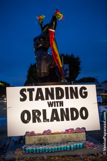 06.13.16 Orlando Strong Candlelight Vigil in Venice, California. #OrlandoStrong #VenicePride #LAPride Photo by Venice Paparazzi. www.VenicePaparazzi.com