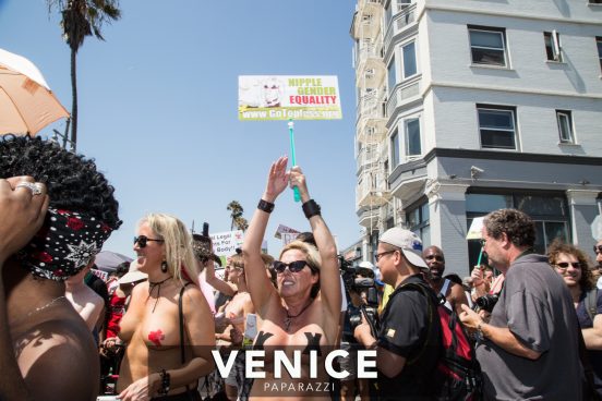 Go Topless Venice Beach. Photo by www.VenicePaparazzi.com