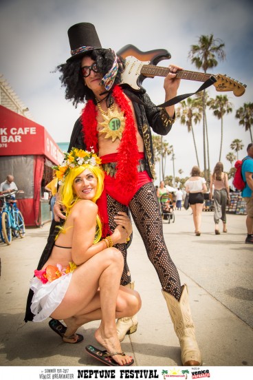 2017 Venice Beach Neptune Festival. Photo sponsored by The Sidewalk Cafe. Photo by VenicePaparazzi.com. #VeniceBeachFun