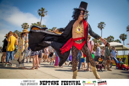 2017 Venice Beach Neptune Festival. Photo sponsored by The Sidewalk Cafe. Photo by VenicePaparazzi.com. #VeniceBeachFun