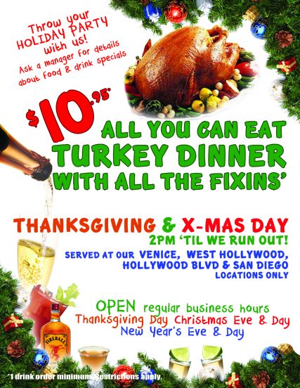 Flyer - Holiday Meal