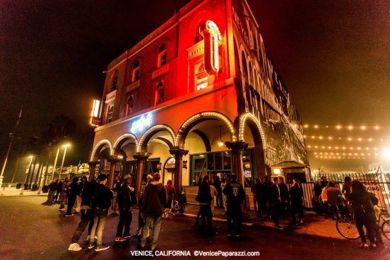 2017 Venice Sign Holiday Lighting. Photo by VenicePaparazzi.com